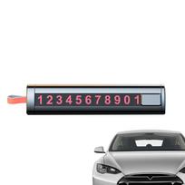 Automobilio telefono numerio lentelė Stiprūs klijai Langų daužiklis Parkavimo numerio lentelė Daugiafunkcinis Automobilinis Avarinio išsilaisvinimo įrankių rinkinys black