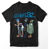 Gorillaz Grafinis Medvilninis Unisex Marškinėlis 2026 Vasara Kvėpuojantis Patogus Naujas Vyriškas Moteriškas Mados Y2k Trumpomis Rankovėmis T-shirt - M... 5XL įvairiaspalvis