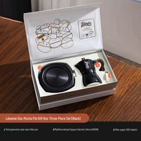 Bincoo Moka Pot Gift Set: Customizable Coffee Pot for Home & Festivals – Italian Espresso & Hand Drip white