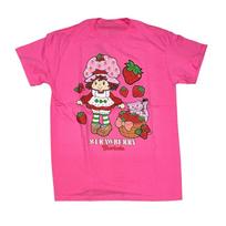 Strawberry Shortcake Cartoon Unisex T-shirt S-5XL Unisex T-Shirt L pink