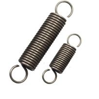 2PCS Custom Extension Spring Pullback Coil Tension 3mm Wire 30mm Outer Diameter Length 100-300mm for Hardware And Tools 3mm black