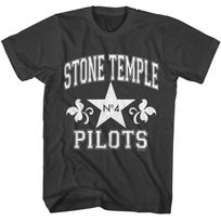 Stone Temple Pilots Vintage Style Athletic Men's T Shirt Rock Music Merch L gray