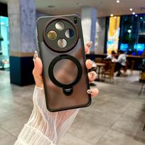 For Vivo X200 Ultra Promini Pro X200S TUP Material Lens Full Protection Bracket Magnetic Drop Resistant Phone Case CMDLKZJ vivo X200 Pro mini juoda