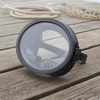 AntiFog Diving Facepiece Shatter Resistant Wide View Snorkel Reinforced Glass Water Sports Black
