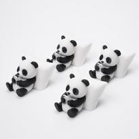 Funny Lazy Panda Figurine 3D Printed Animal Statue Phone Scrolling Desk Decor Cute Office Gift For Coworkers & Gamers