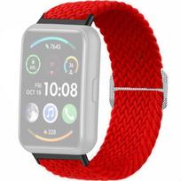 Nylon Strap for Huawei Watch Fit 2, Red gray