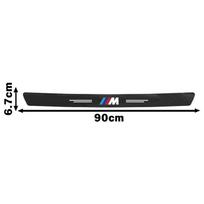 4/5/1 vnt. Anglies Pluošto Automobilio Durų Slenksčio Apsaugos Lipdukai Su Logotipu BMW X2 X3 E60 E93 E87 G01 G20 X3 X5 F30 F20 E36 E46 E53