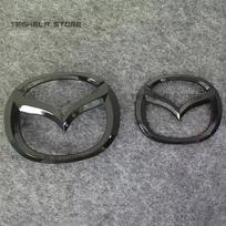 Auto Front Grille Trunk Emblem Logo For MAZDA CX-30  Badge Car Hood Grill Rear Trunk Steering Wheel Logo Accessories