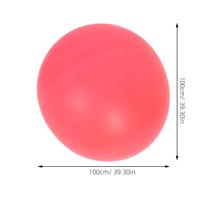 48 Inch 50G Giant Latex Meteorology Balloon for Weather Observation Atmospheric Research Science Education Outdoor Aerial 100X100X100CM