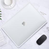 Clear Shockproof Laptop Case MacBook Pro 13 14 16 Air 15.3 Inch M1-M4 Compatible PCTPU Hard Shell Cover 14.2 MacBook Pro A2442/A2779/A2918/A2992 white