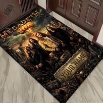 Name Custom Megadeth Carpet Rug for Living Room Bedroom Home Sofa Decoration,Kids play Non-slip Floor Mat 40x60cm( 15x23in )