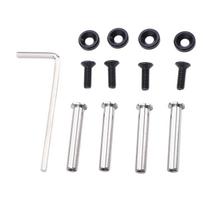 Computer Case Fan Screws Color Anodizing CPU Fan Screws Stainless Steel PC Cooling Fan Mount Screws Kit with Washers Black juoda