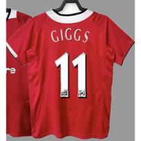 Vintage football jersey Rooney Giggs Coles C Ronaldo Beckham long short sleeve jersey XXL