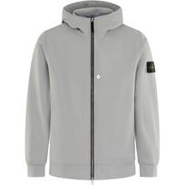 STONE ISLAND Logo Patch Zip Up Hooded Jacket K2S15Q100004S0B22-V0061 S gray