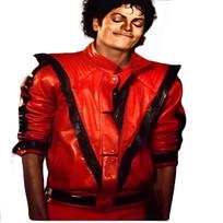 NOORA vyriška RAUDONA IR JUODA odinė striukė | Michael Jackson Thriller odinė striukė | Bio Color Biker striukė | Geriausia dovana MJ gerbėjams XL