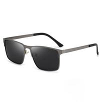 Rectangle Polarized Sunglasses for Men Square Glasses Men Women Classic Driving Square Frame Fashion Sun Glasses polarized gray