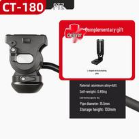 1.8m Professional Hydraulic Damping Tripod for Canon/Sony DSLR Cameras red
