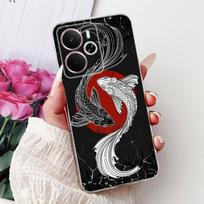 For Realme 14 5G Case RMX5075 Stylish Butterfly Painted Cover Silicone Case For Realme 14X 14 Realme14 T 14T 5G Soft Fundas Bags Realme 14X 5G gray
