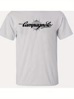 Vyriški Campagnolo dviračio logotipo marškinėliai - 230 gramų svorio M gray