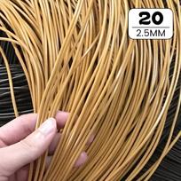 2,5/3 cm 500 g apvalus PE rotangas plastikas sintetinio rotango pynimo žaliava megztas baldų remontas kėdė stalas laikymo krepšys įrankis brown