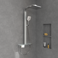 Villeroy & Boch termostatinė dušo sistema Infinity, 24 cm galva, chromuota