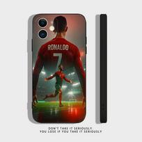 F-Futbolas C-CR7 R-Ronaldo 7 Dėklas Telefonui iPhone 17,16,15,14,13,12,11,Pro,X,XS,Max,XR,Plus,Mini Minkštas Juodas Smūgiams Atsparus TPU iPhone12