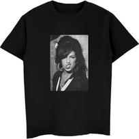 Amy Winehouse Legardry Estampada Camiseta De Manga Corta Camiseta De Mujer Top Hip Hop Harajuku Sleeve Aesthetic Clothes XL black