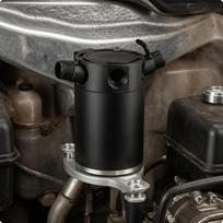 OilGas Separator Drainable Oil Universal Crankcase Vent Catch Can for Automotive Engine juoda