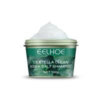 Centella Sea Salt Scalp Scrub Shampoo, Gentle Exfoliating Cleanse 100g blue