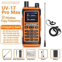Baofeng UV-17pro Max Air Band Walkie Talkie Draadloze Kopieerfrequentie Lange Afstand Type-C Noaa Am Draagbare UV-5R Ham Tweewe