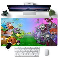 Game Plants Vs Zombies Replanted Maps Mouse Pad Large Gaming Keyboard Mat LockEdge Rubber Computer Office Accessories 40cmx90cm
