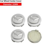 52/56/60mm Automobilio ratlankių centrinės apdailos emblemos dangteliai, skirti Mazda Atenza MX3 CX3 CX5 2 3 6 323 626 RX8 RX7 Protege Axela Speed