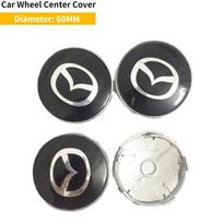 52/56/60mm Automobilio ratlankių centrinės apdailos emblemos dangteliai, skirti Mazda Atenza MX3 CX3 CX5 2 3 6 323 626 RX8 RX7 Protege Axela Speed