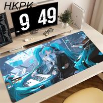 HHatsunes Miku Mouse Pad Desk Protector Mousepad Cartoon Anime Rubber Gaming Mausepad Keyboard Mats Gamer Kawaii Cute Deskmat 30x80x0.2cm