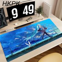 HHatsunes Miku Mouse Pad Desk Protector Mousepad Cartoon Anime Rubber Gaming Mausepad Keyboard Mats Gamer Kawaii Cute Deskmat 30x80x0.2cm