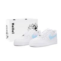 Nike Air Force 1 Low top Skateboard Shoes Men's White Blue CW2288-111(Team18-AF1QD) 35.5 white