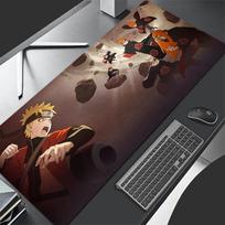Natural Rubber Mouse Pad Computer Laptop Anime Keyboard Mouse Mat Naruto Pain Mousepad Keyboards Pad Gamers Decoracion Desk Mat 900x400x2mm brown