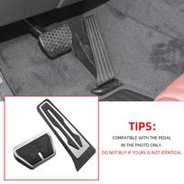 For BMW X5 X6 F15 F16 E70 E71 E72 X7 2008- 2018 2019 2020 LHD Pedals Gas Accelerator Brake Foot Rest Pedal Pad Cover Accessories gray
