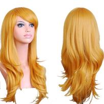 Exquisite Hazbin Hotel Charlie Cosplay Costume Uniform Full Set With Breathable Fabric Wig Only,70cm/27.56in beige