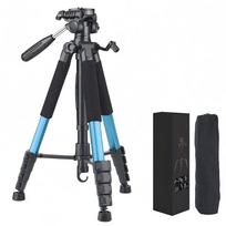 Zomei Q188 portable professional tripod for camera DSLR DV camera 188CM mėlyna