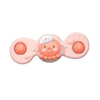 Baby Cartoon Fidget Spinner Toys Colorful Insect Educational Toy Kids Fingertip Rattle Bath Toys Set for Boys Girls Gift beige