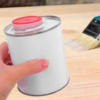 Empty Paint Storage Can Container Secure Portable Small Versatile Metal for Paints white