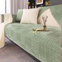 Non-Slip Sofa Cushion Cover Four Seasons Universal Simple Modern Pujiang Towel Soft Comfortable 70*70cm white