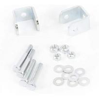 Shock Stem Eliminator Kit Front Upper Shock Mount Adapter Kit for Jeep TJ/XJ/MJ/ZJ/WJ/JK for 3/8 & M10 Shock Bushing Hole white