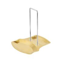 Stainless Steel Pan Pot Cover Stand Silver Color Soup Spoon Holder Drain Rack Stove Organizer Storage Kitchen Accessories beige