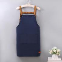 Custom Logo Waterproof & Oil-Proof Apron for Catering, Kitchen, Baking & Home Use - New Style for Men & Women gray