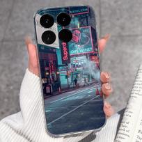 Dėklai Redmi 17 17C / Xiaomi 17T Pro / 17 Pro Max 17 Ultra 17 Max Dėl mergaitės etiketės rašto Telefonų dėklai Skaidrus TPU Itin plonas Lengvas Buferis Xiaomi 17 Pro Max gray