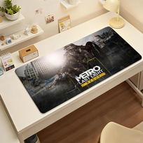 Game M-Metro Exodus Mouse Pad Computer Laptop Rubber Non-slip Mouse Mat Mousepad Gamers Decoracion Desk Mat 30cmx60cm(11.8x23.6inch) gray