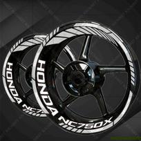 Viniliniai HONDA NC750X Ratų Motociklo Lipdukai Logotipo Ratlankio Lipdukų Rinkinys auksinė