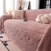 Elegant 2026 Full Coverage Plush Sofa Cover for Luxury Living Rooms 90cm x 180cm